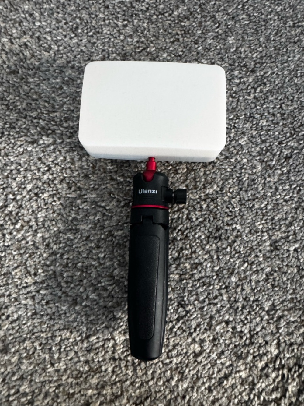 Ulanzi Mini Tripod with LED Light - White & Black